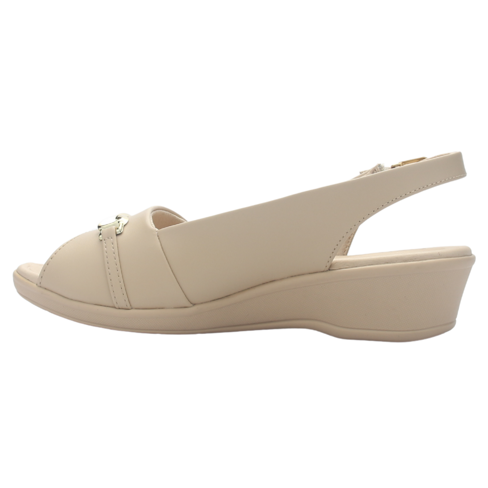 Sandalia Mujer Nude Comfortflex 2572404 Casual