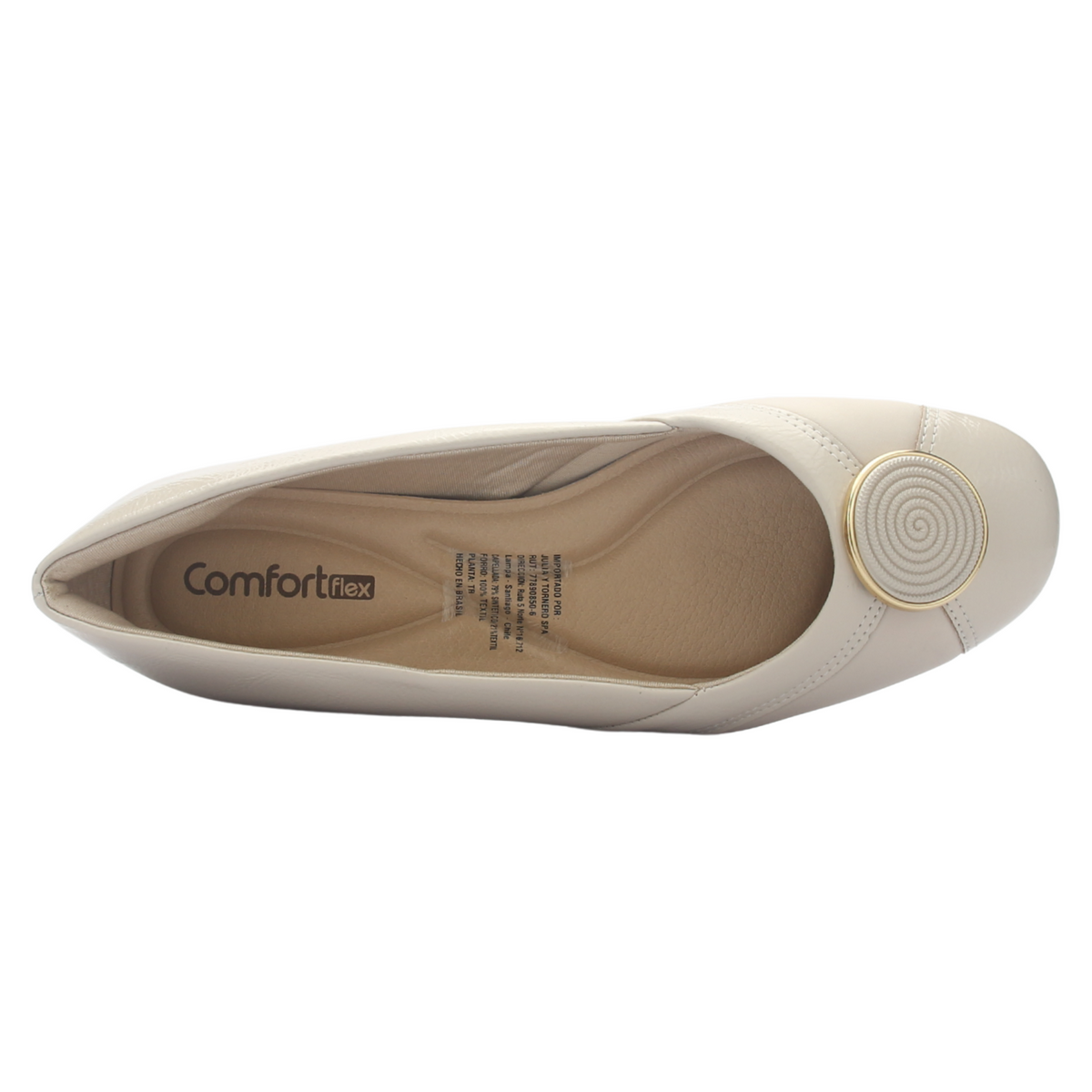 Zapato Mujer Beige Comfortflex 2579402 Casual