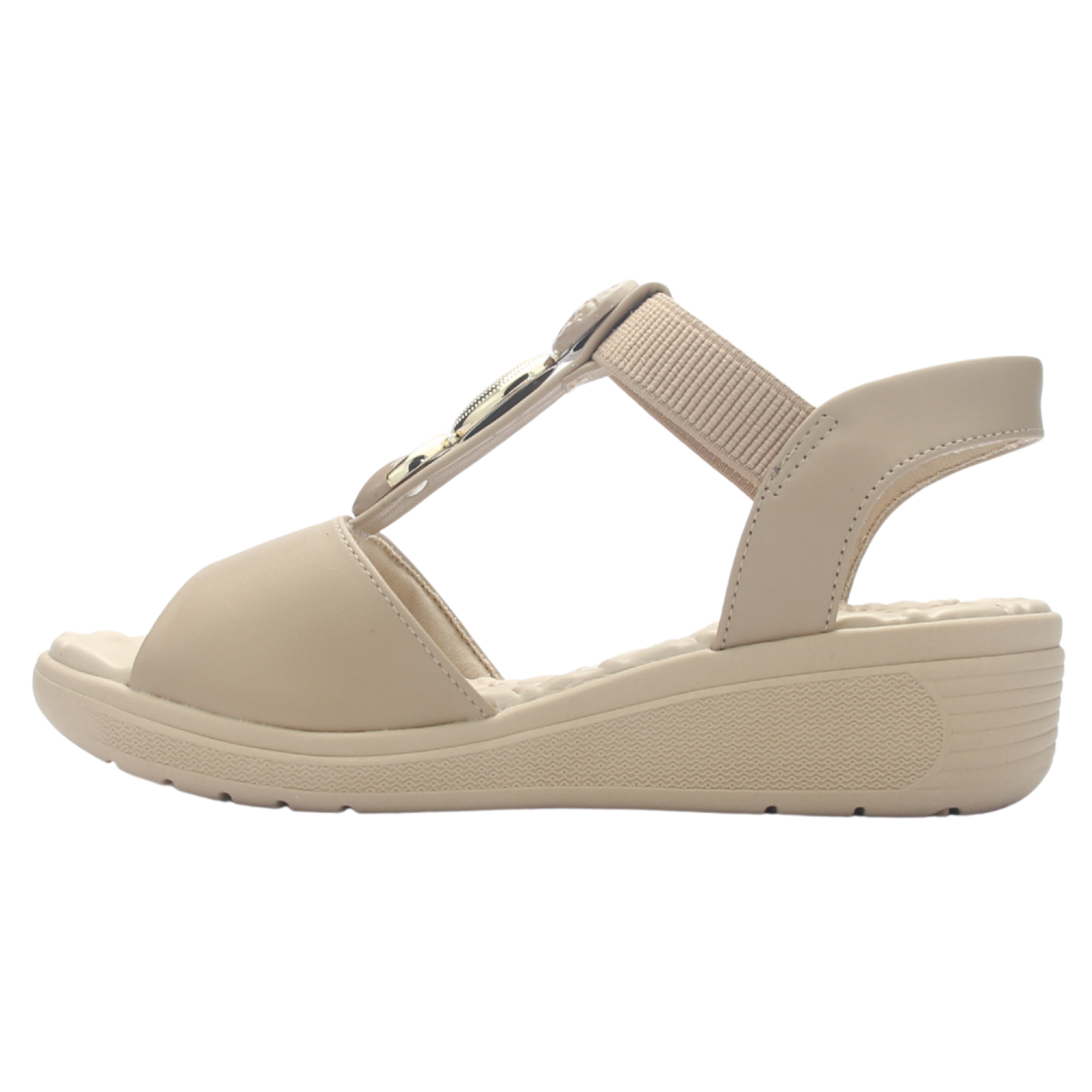 Sandalia Mujer Nude Comfortflex 2586404 Casual