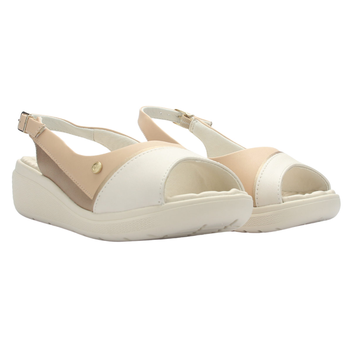 Sandalia Mujer Beige Comfortflex 2586405 Casual