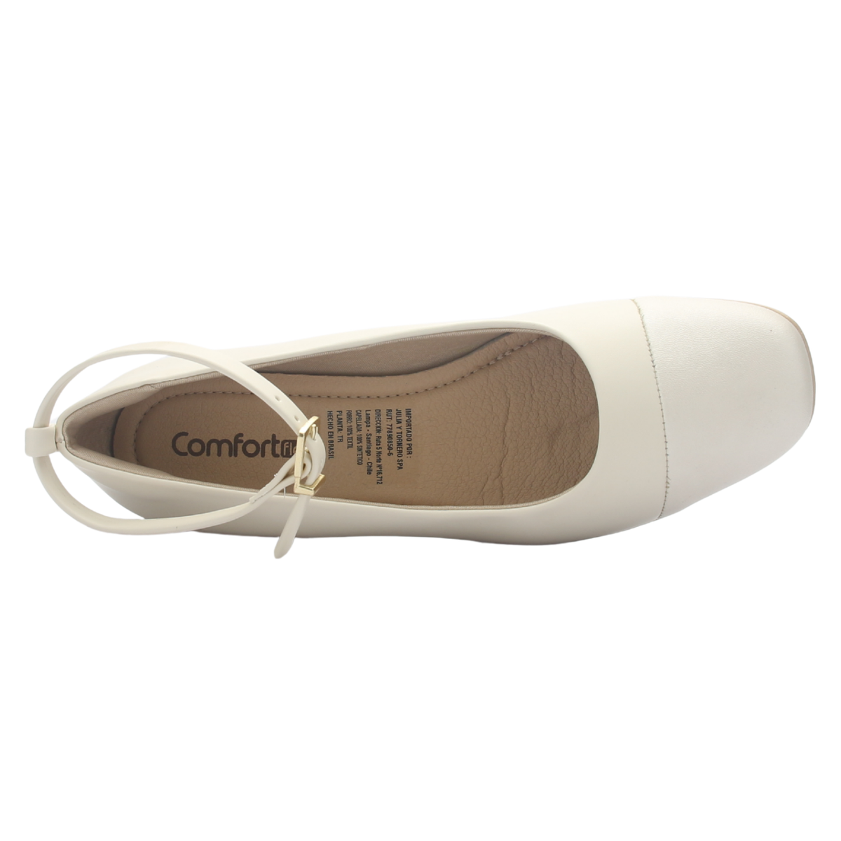 Zapato Mujer Beige Comfortflex 2595403 Casual