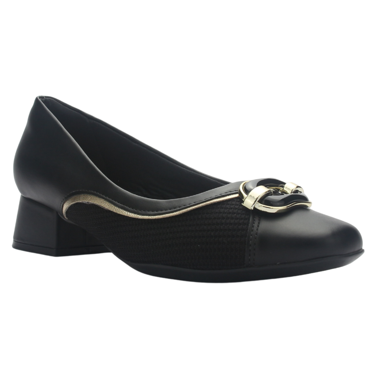 Zapato Mujer Negro Comfortflex 2595404 Casual