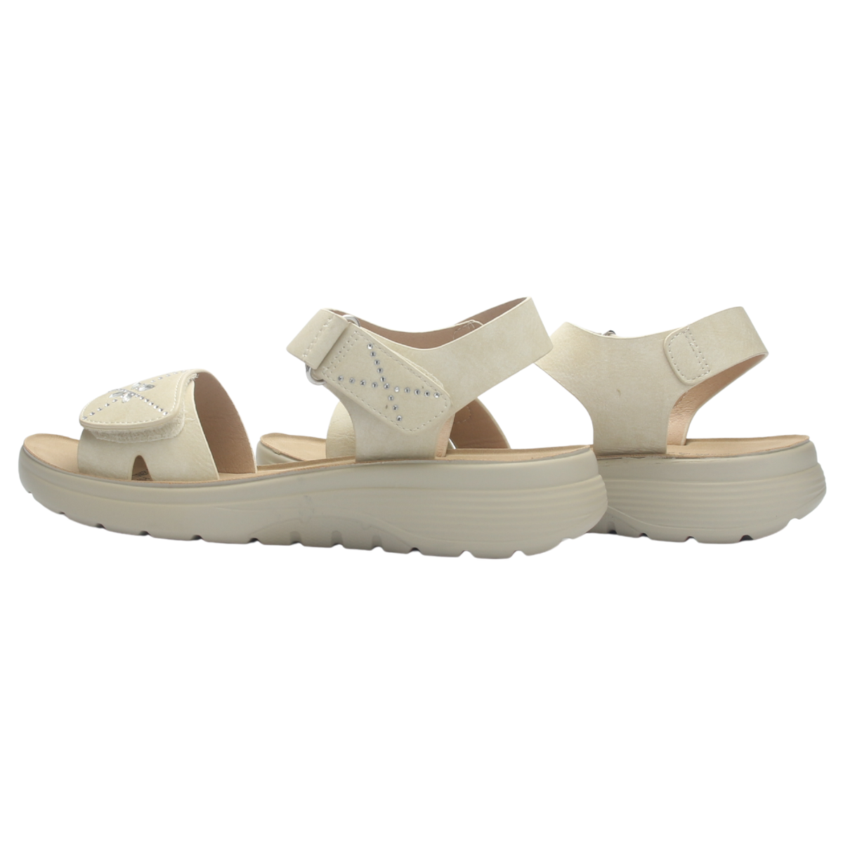 Sandalia de mujer Beige Casual Chalada Bless-1