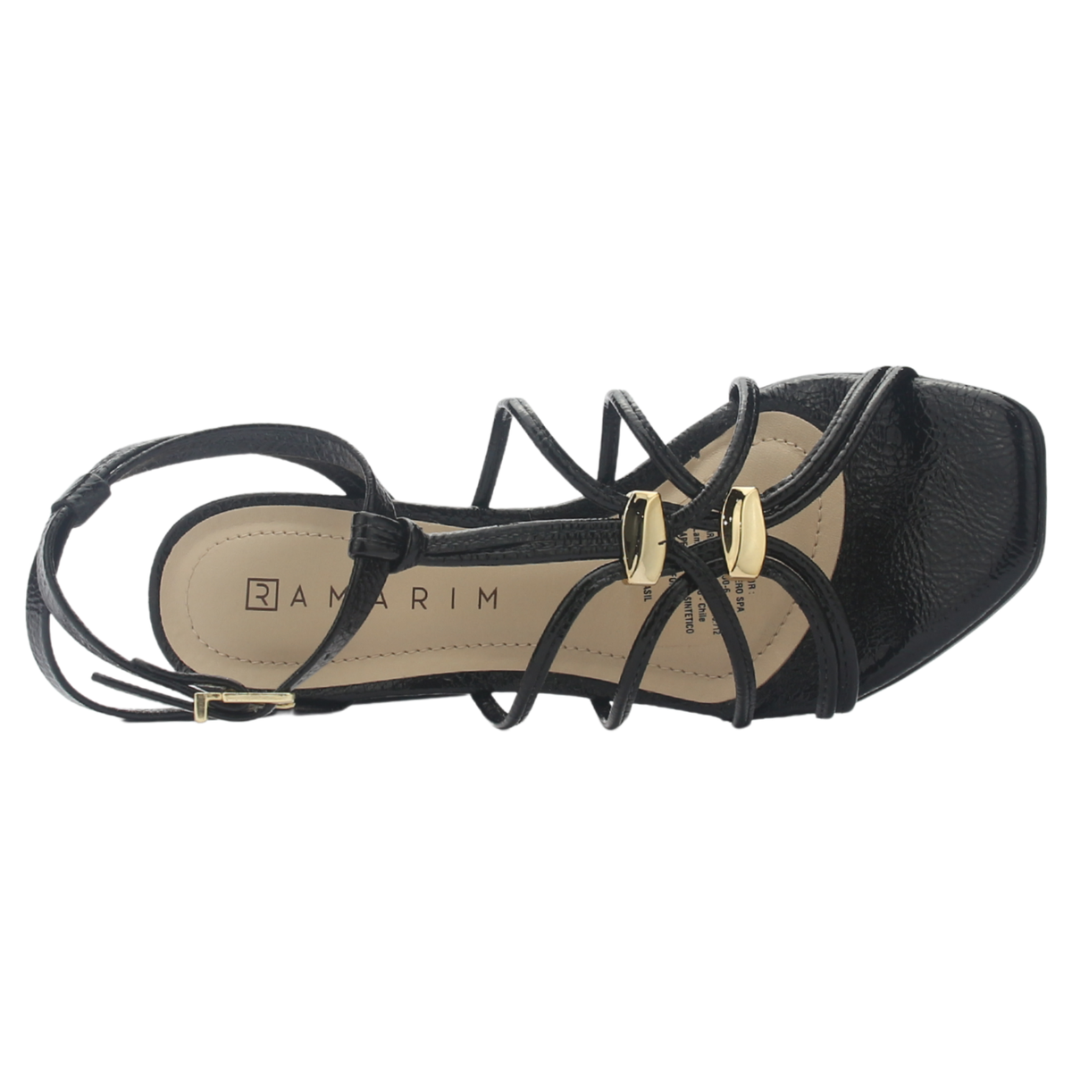 Sandalia Mujer Negro Ramarim 2541204 Casual