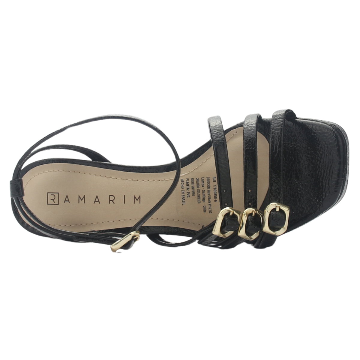Sandalia Mujer Negro Ramarim 2557204 Casual