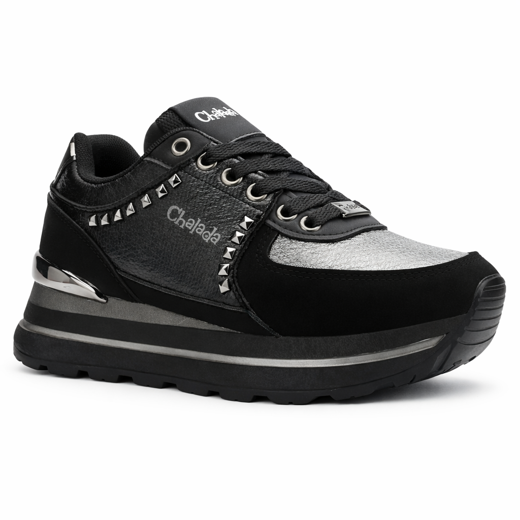 Zapatilla Negro Mujer Urbano Chalada Orbit
