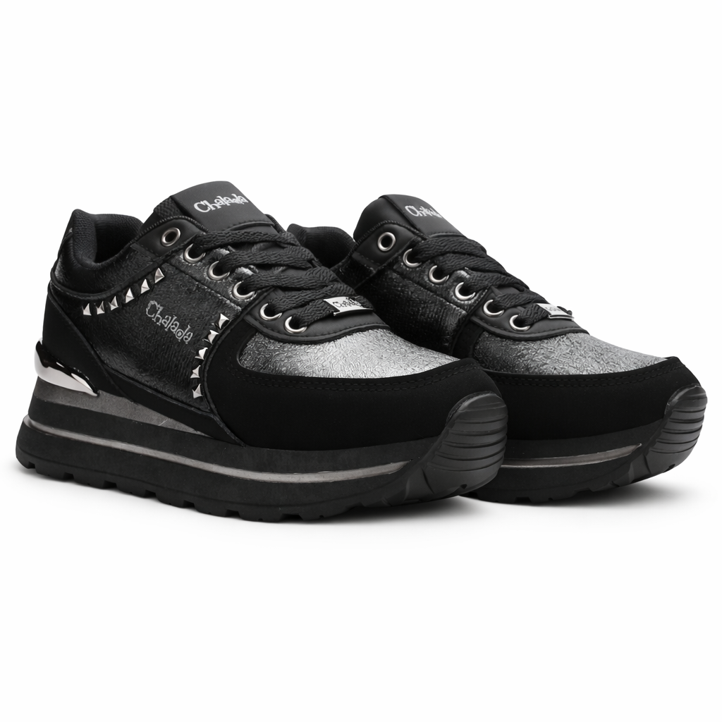 Zapatilla Negro Mujer Urbano Chalada Orbit