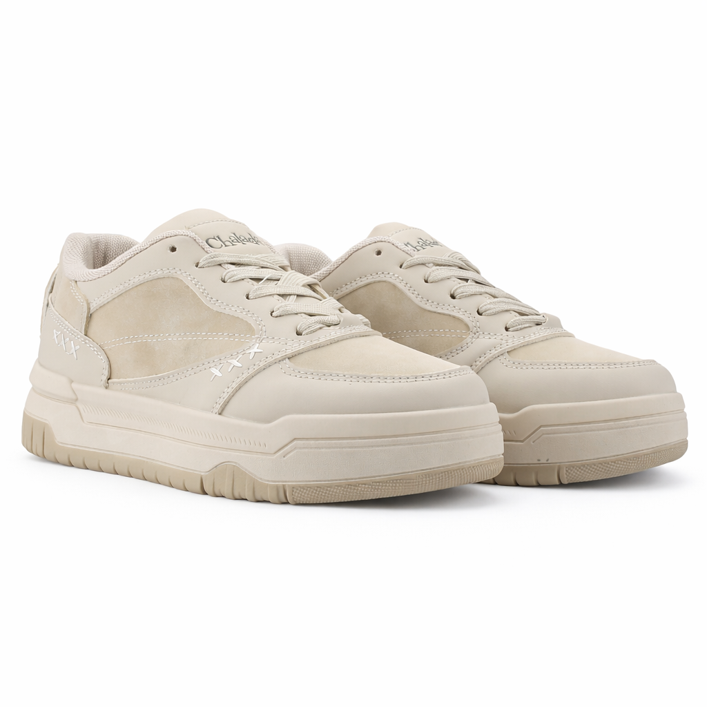 Zapatilla Beige Mujer Urbano Chalada Strada