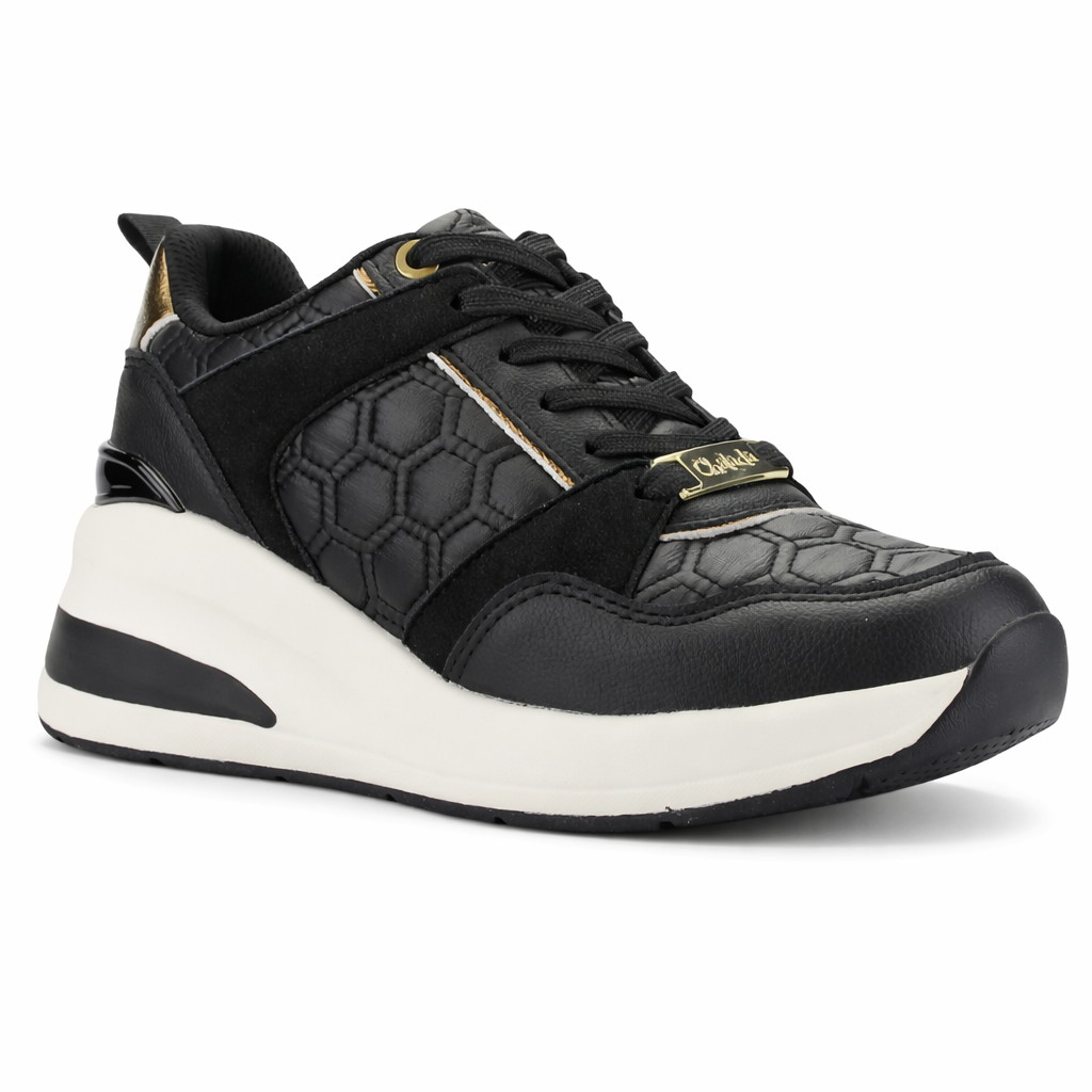 Zapatilla Negro Mujer Casual Chalada Joka