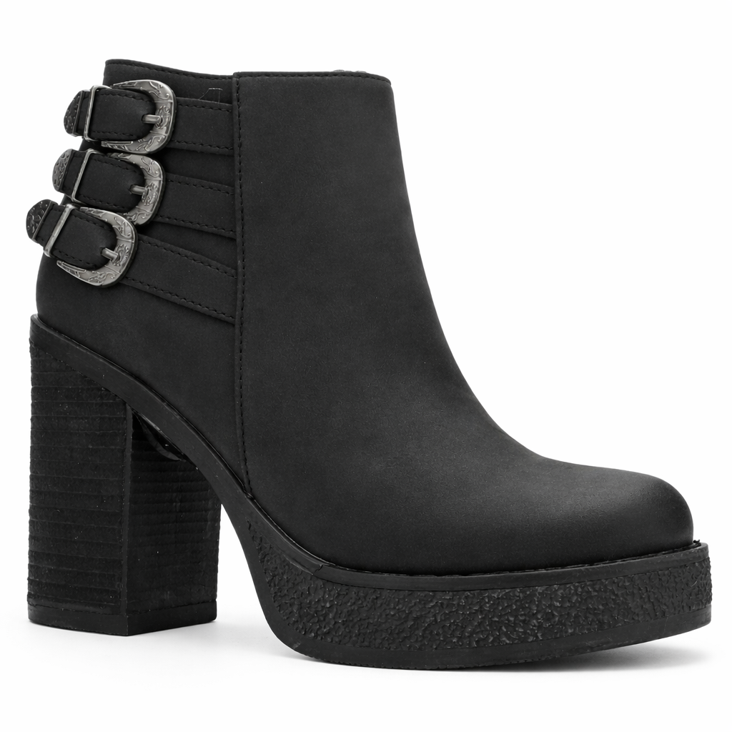 Botin Negro Mujer Casual Chalada Ella