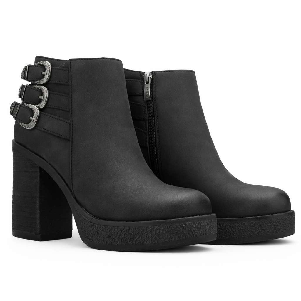 Botin Negro Mujer Casual Chalada Ella