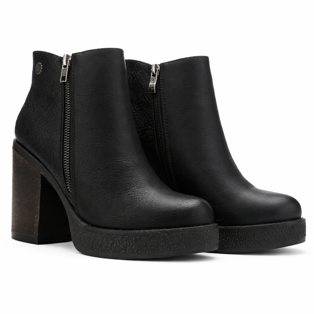 Botin Negro Mujer Casual Chalada Ella