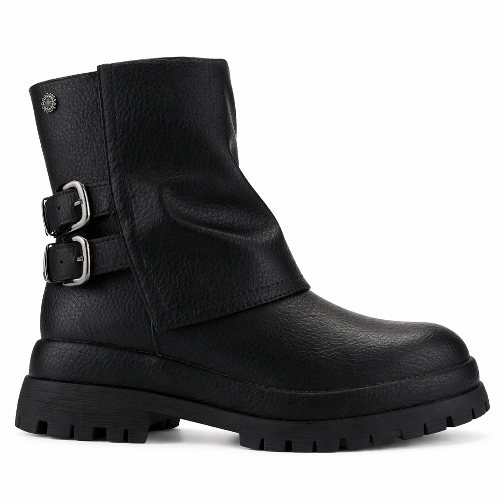 Botin Negro Mujer Casual Chalada Krep