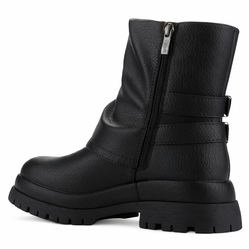 Botin Negro Mujer Casual Chalada Krep