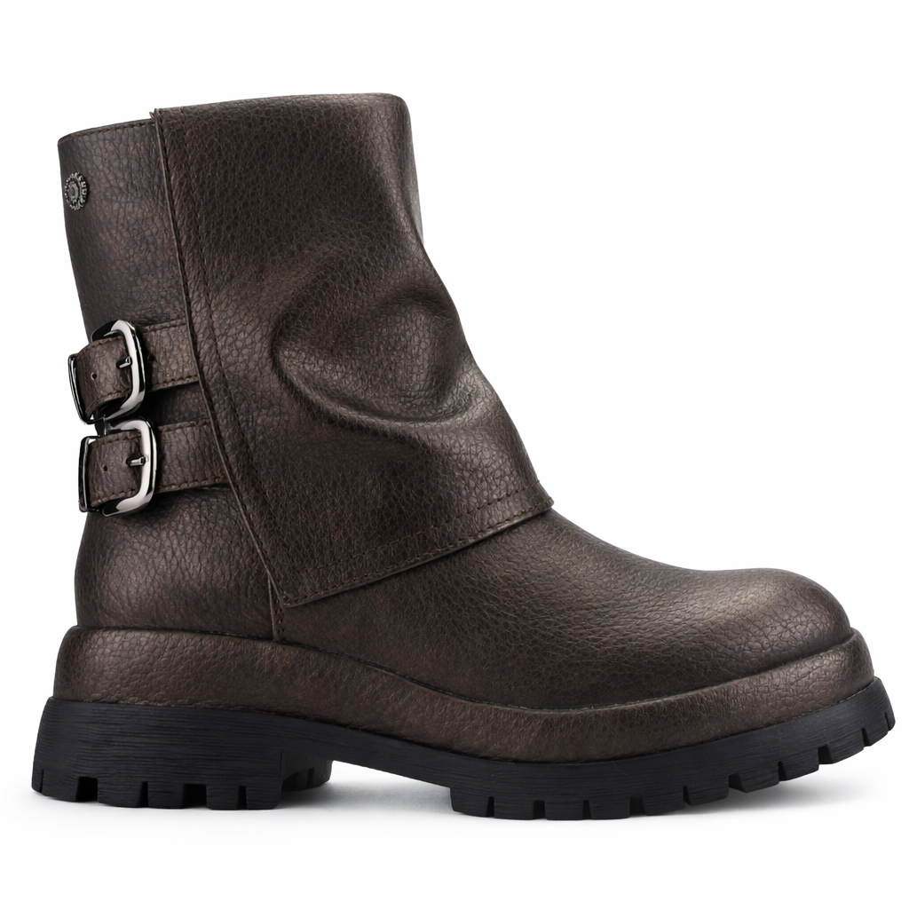 Botin Bronce Mujer Casual Chalada Krep