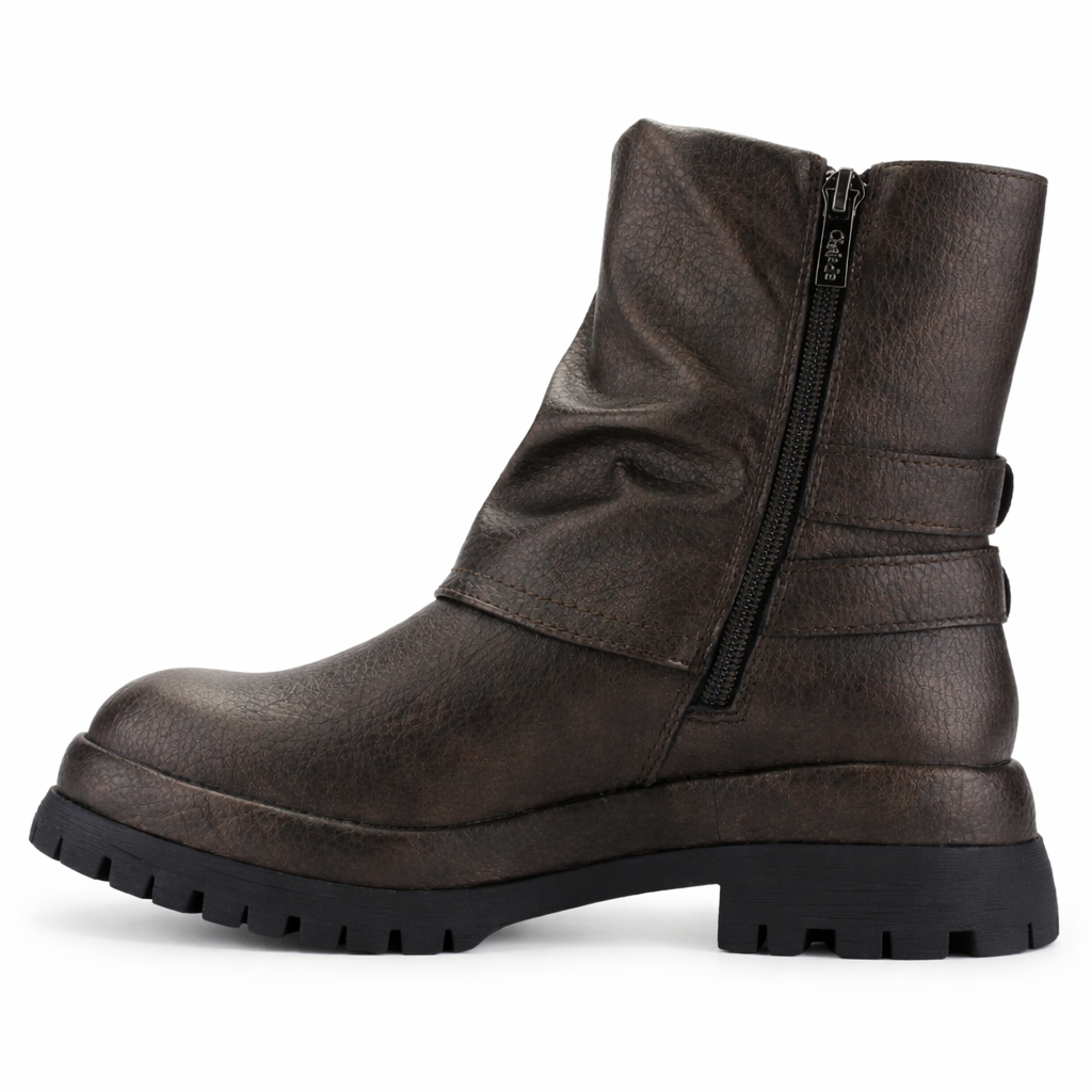 Botin Bronce Mujer Casual Chalada Krep