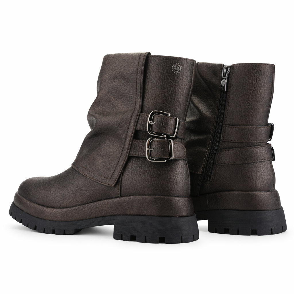Botin Bronce Mujer Casual Chalada Krep