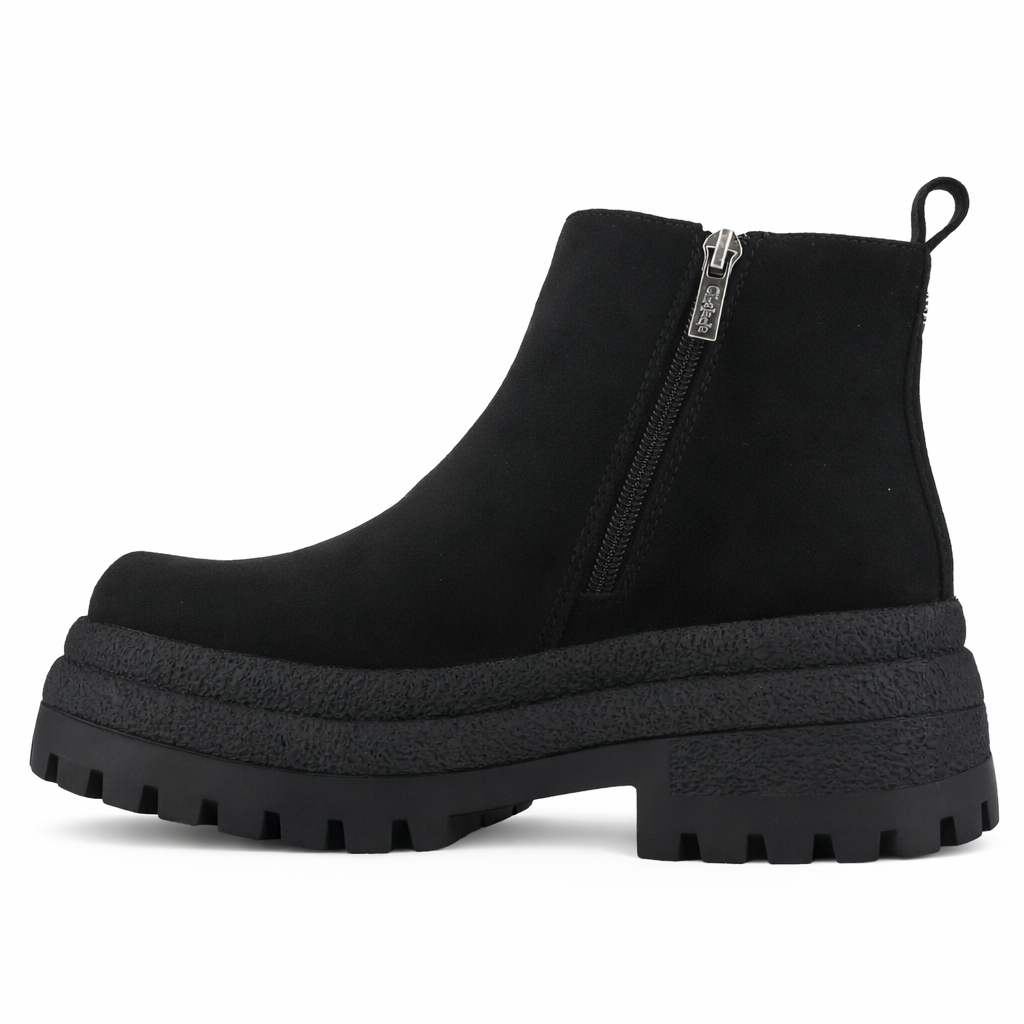 Botin Negro Mujer Casual Chalada Krepin
