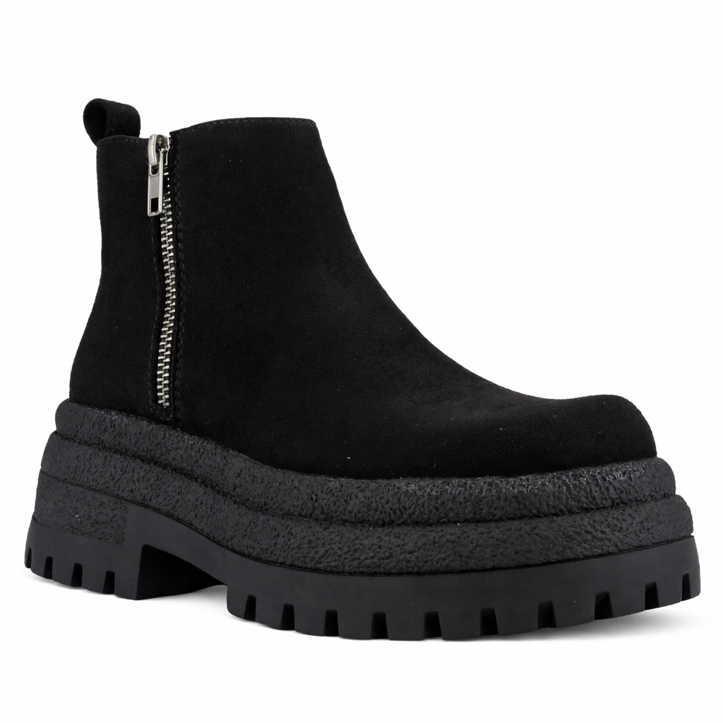 Botin Negro Mujer Casual Chalada Krepin