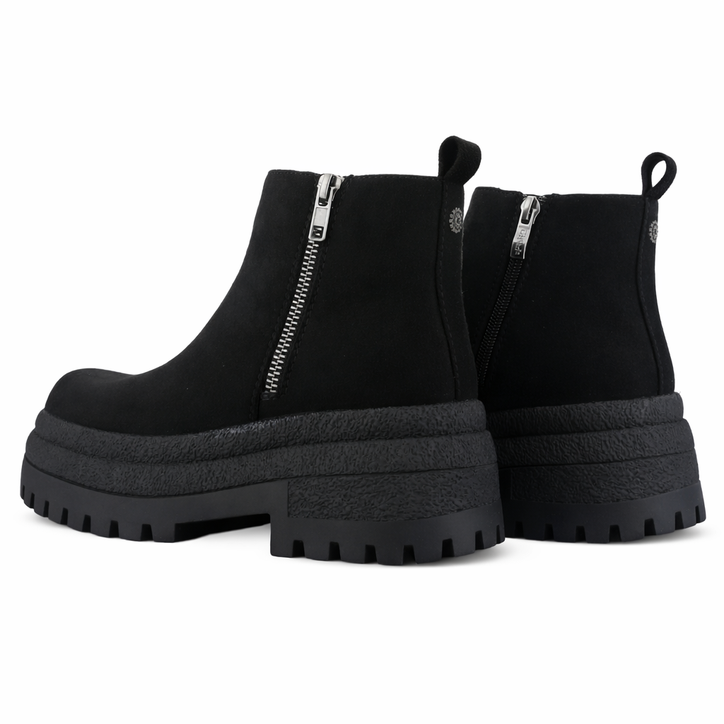 Botin Negro Mujer Casual Chalada Krepin