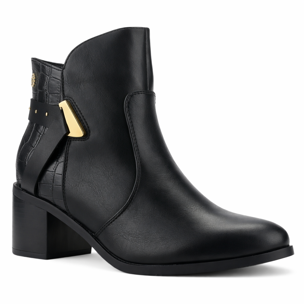 Botin Negro Mujer Casual Chalada Diva
