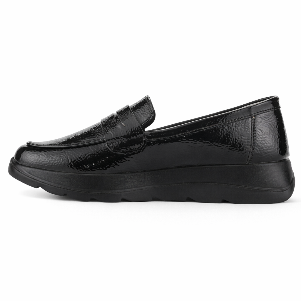 Mocasin Negro Mujer Casual Chalada Onix