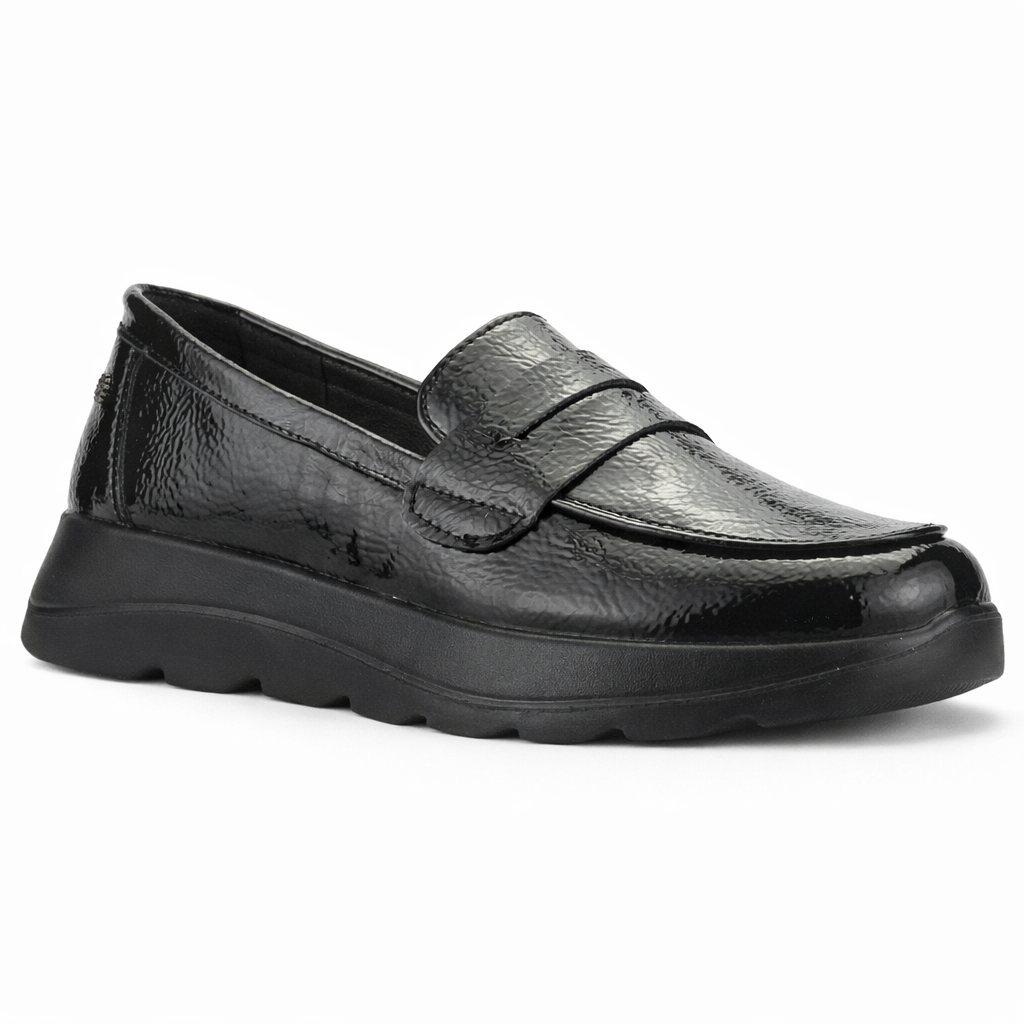 Mocasin Negro Mujer Casual Chalada Onix