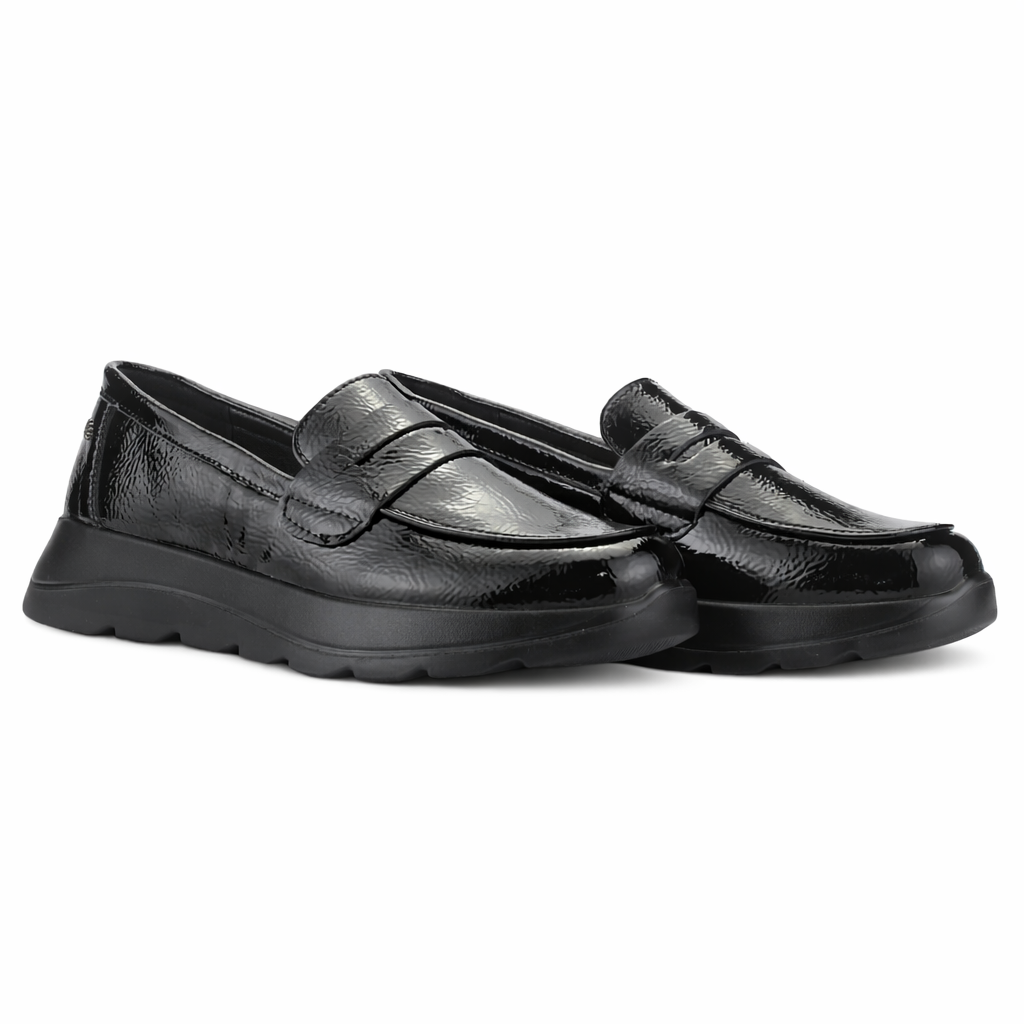 Mocasin Negro Mujer Casual Chalada Onix