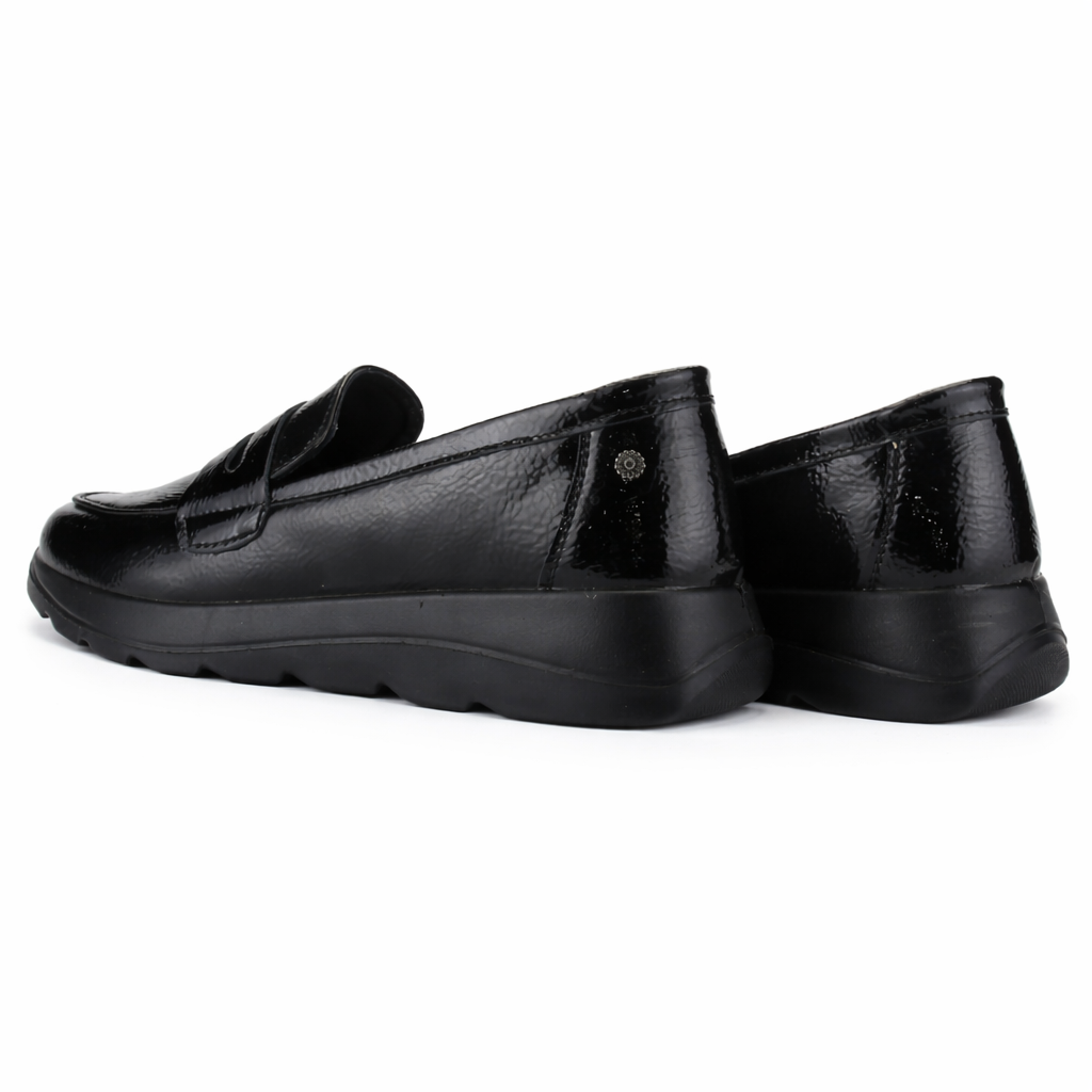 Mocasin Negro Mujer Casual Chalada Onix