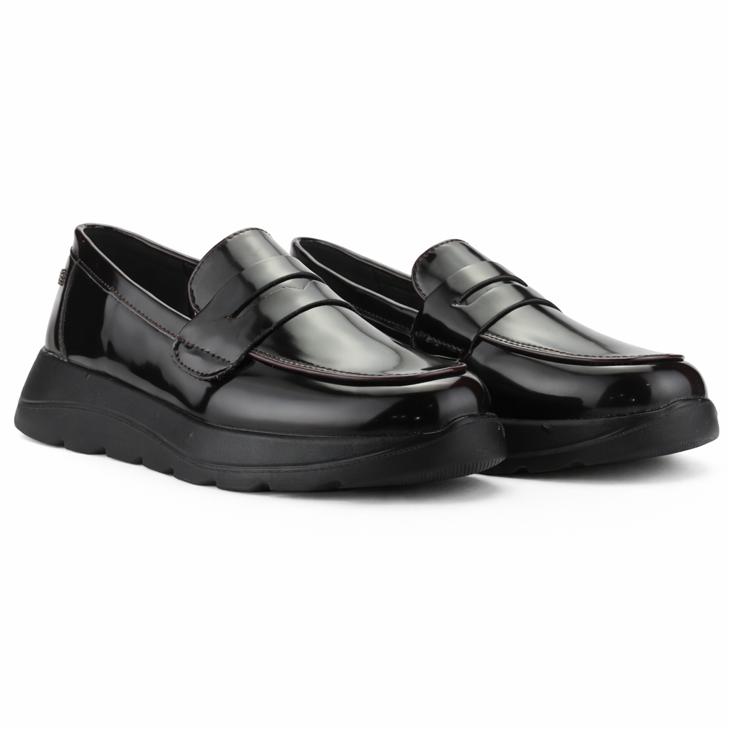 Mocasin Burdeo Mujer Casual Chalada Onix