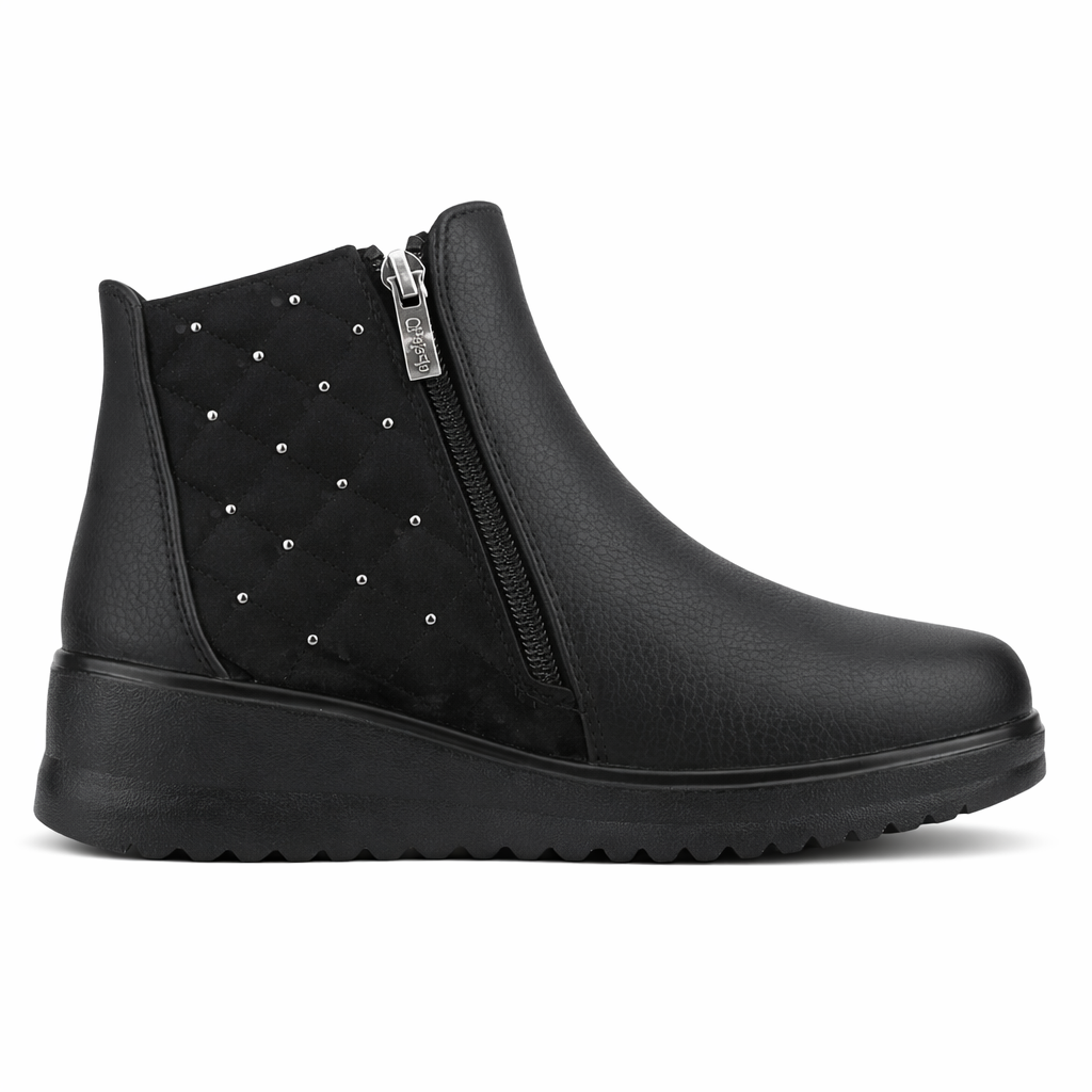 Botin Negro Mujer Casual Chalada Rayo