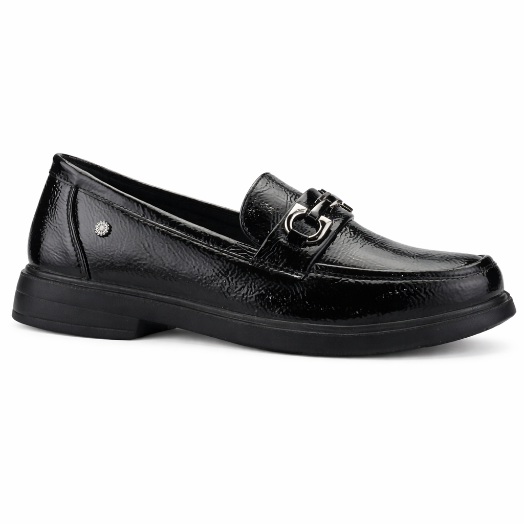 Mocasin Negro Mujer Casual Chalada Parole
