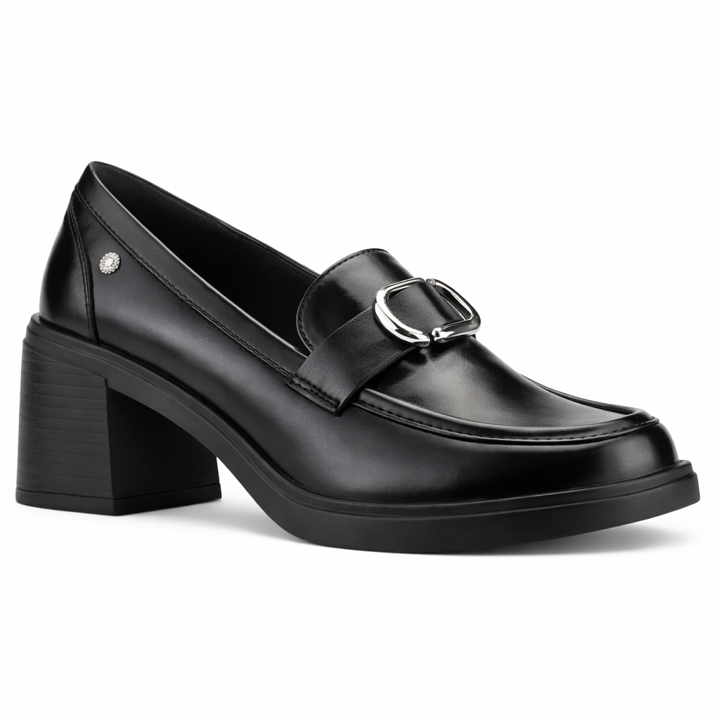 Mocasin Negro Mujer Casual Chalada Bari