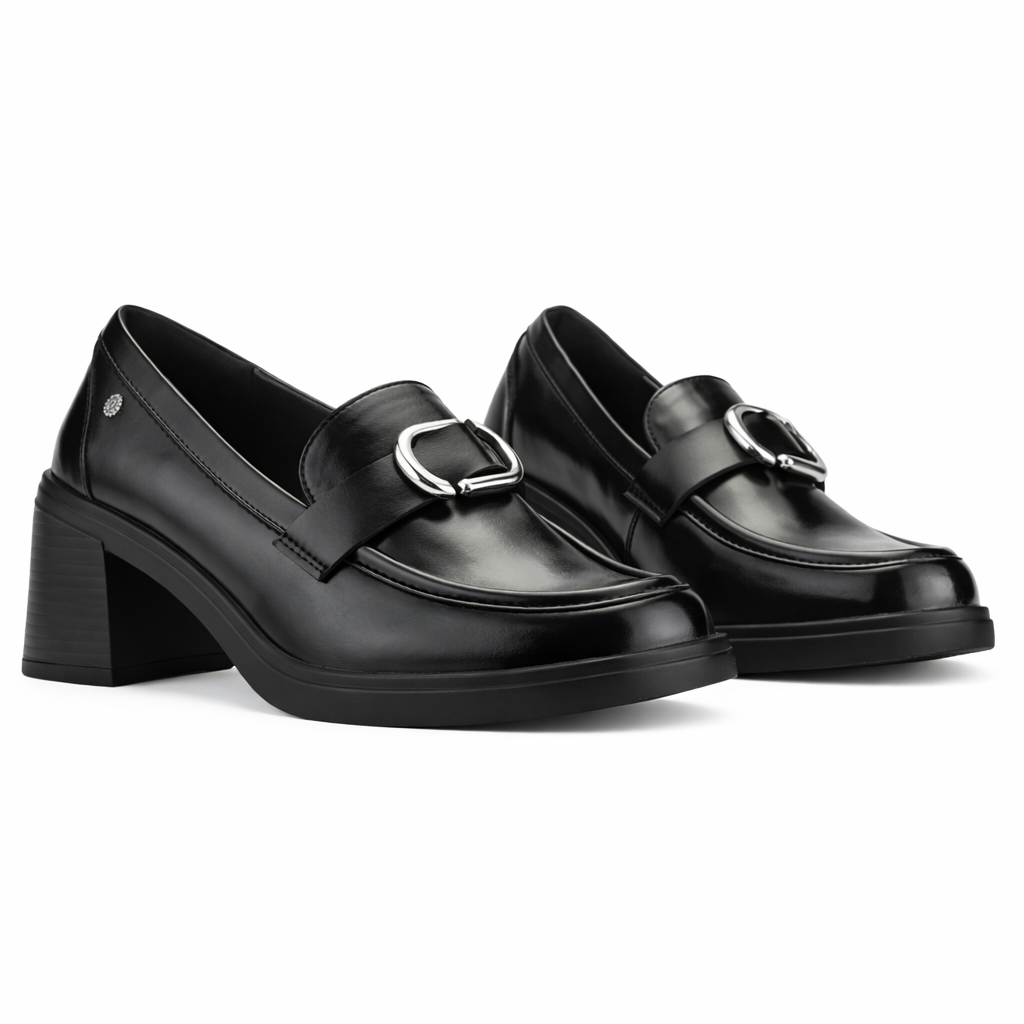 Mocasin Negro Mujer Casual Chalada Bari