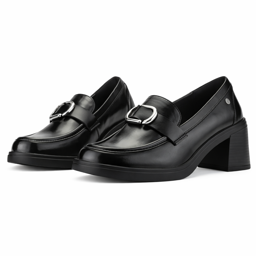 Mocasin Negro Mujer Casual Chalada Bari