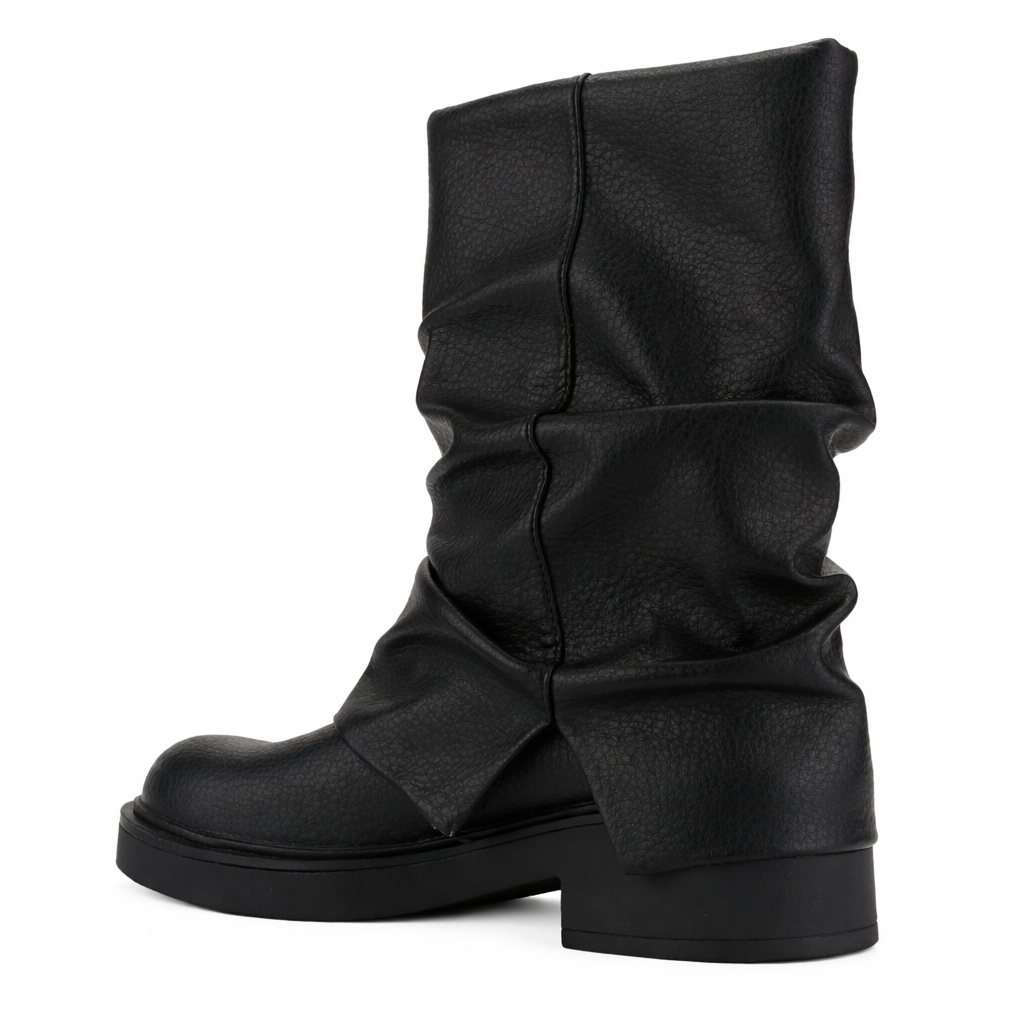 Botin Negro Mujer Casual Chalada Biker