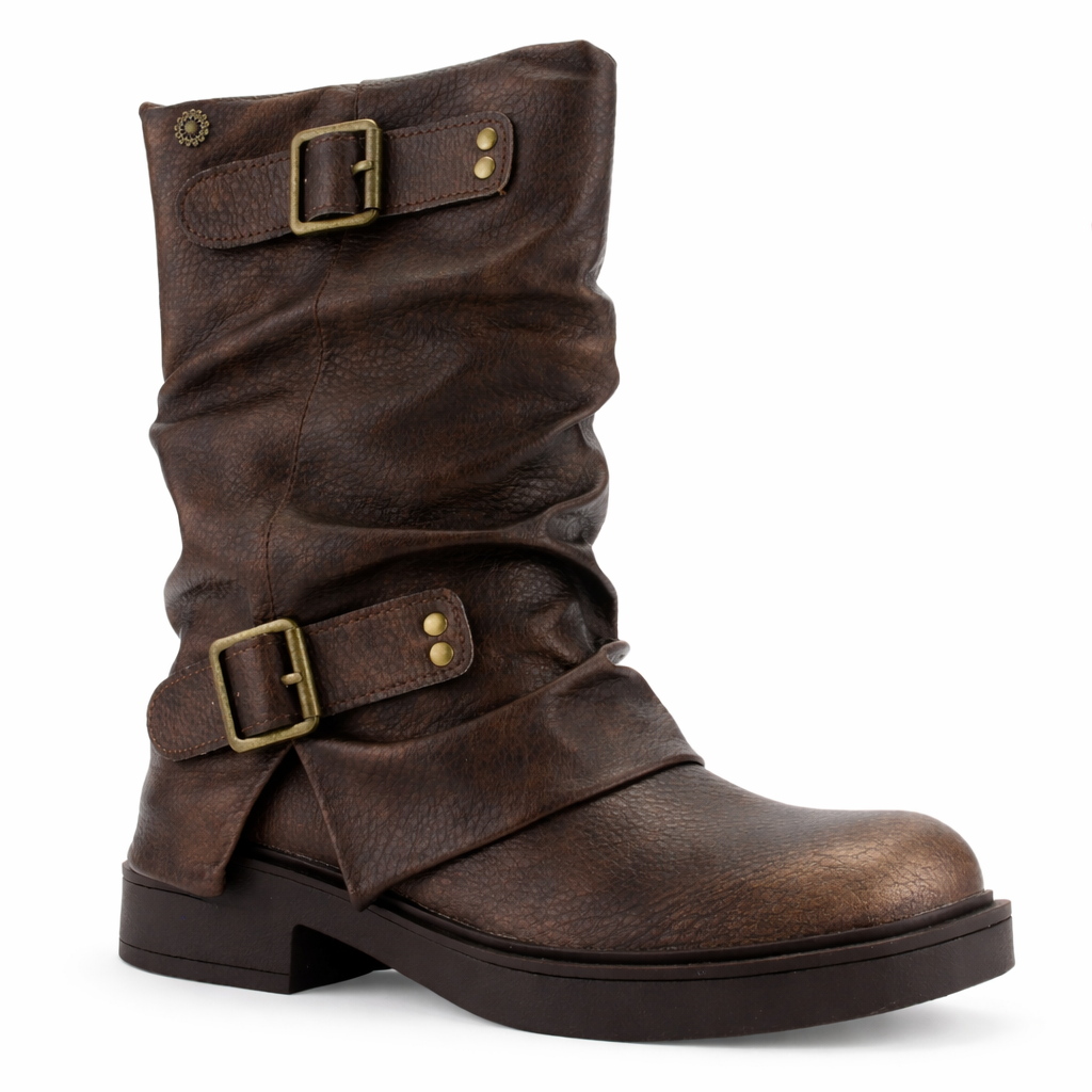 Botin Café Mujer Casual Chalada Biker