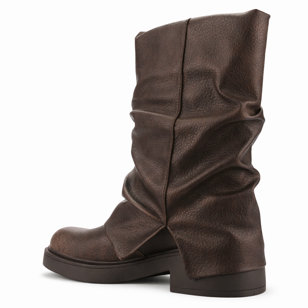 Botin Café Mujer Casual Chalada Biker