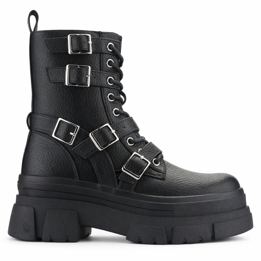Botin Negro Mujer Casual Chalada Fley