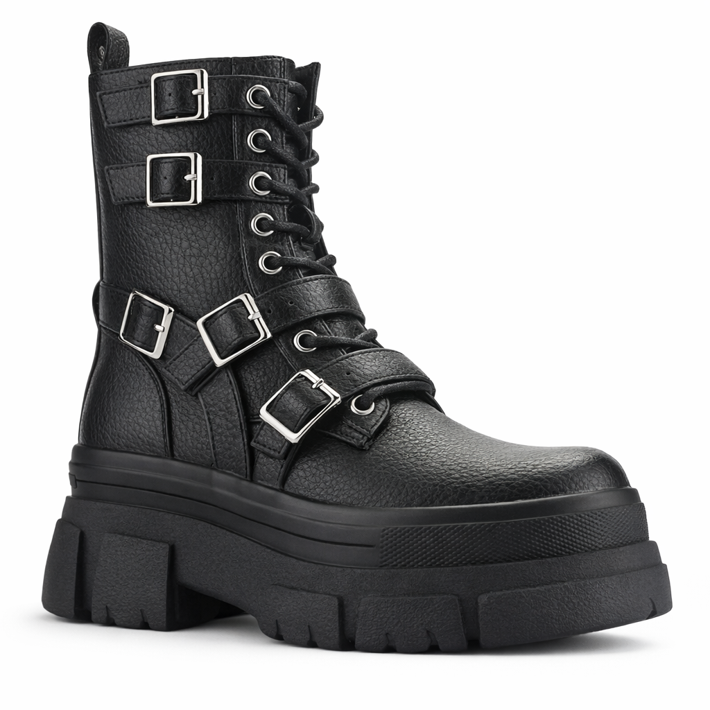 Botin Negro Mujer Casual Chalada Fley
