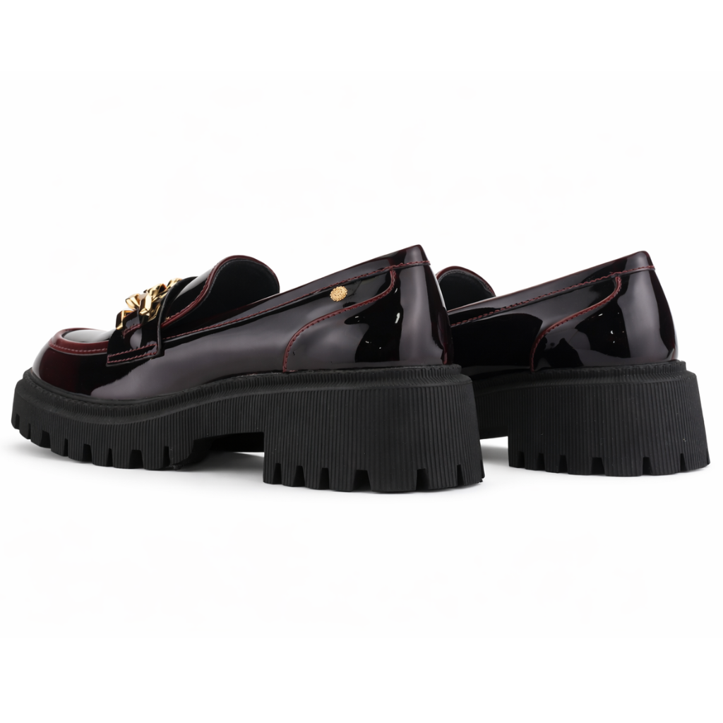 Mocasin Burdeo Mujer Casual Chalada Joop