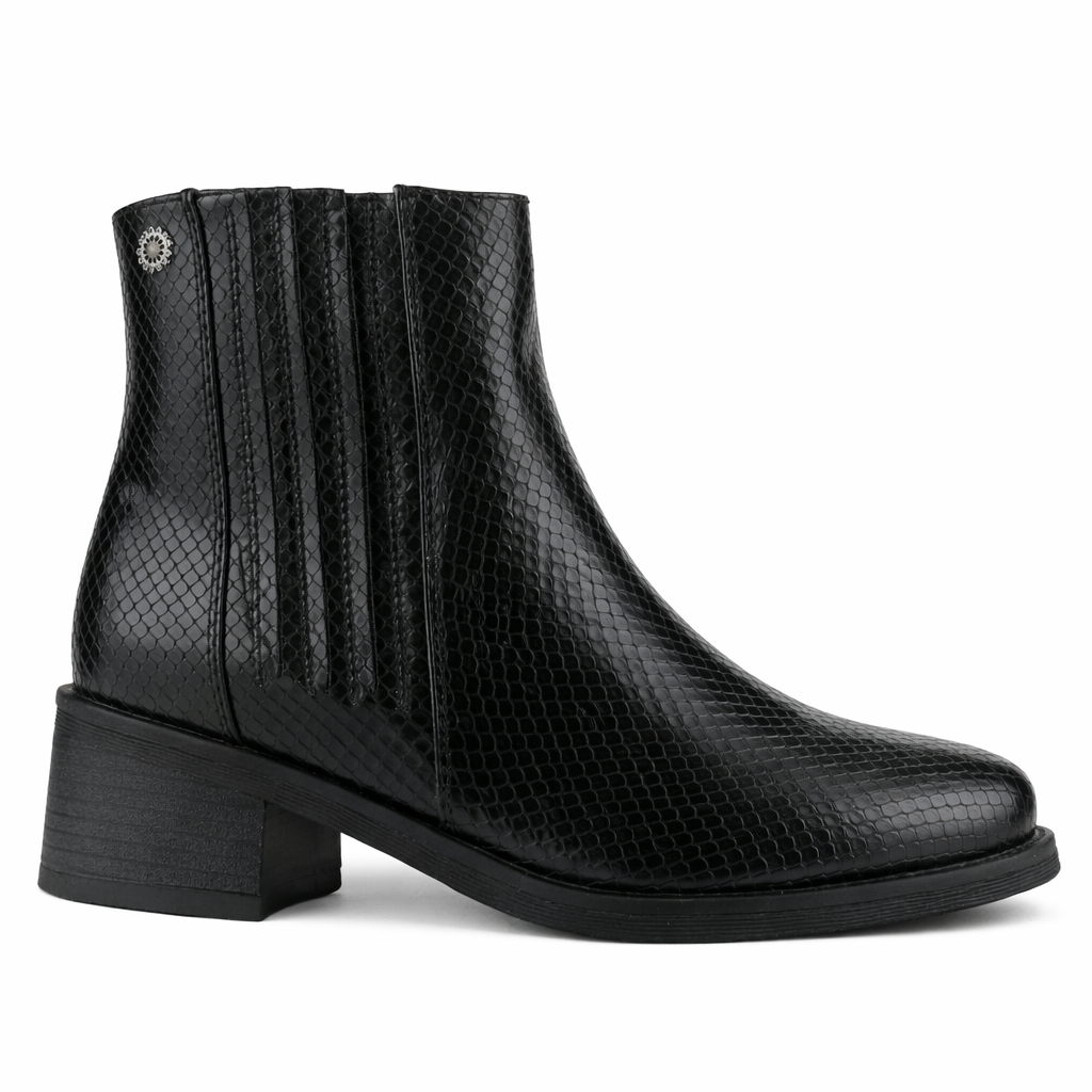 Botin Negro Mujer Casual Chalada Trafa