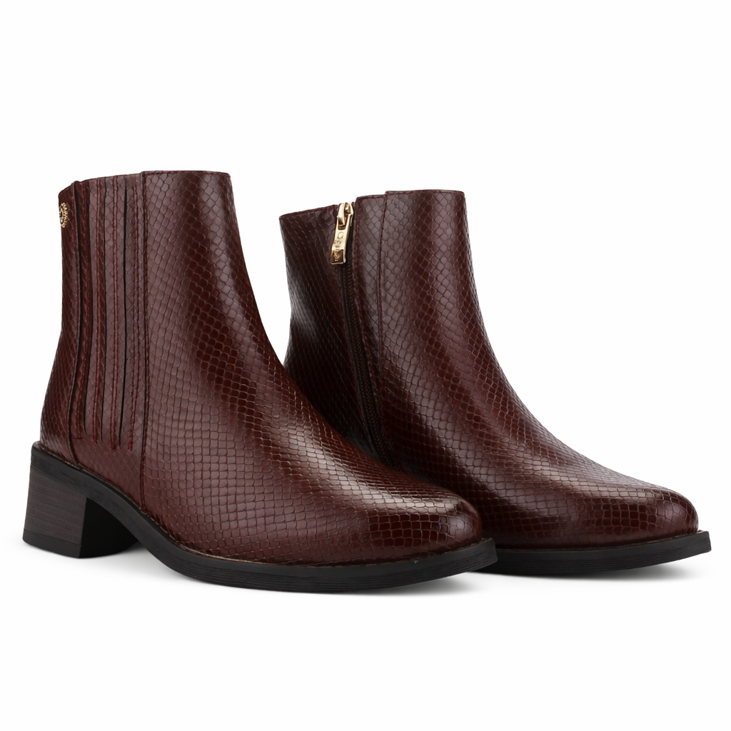 Botin Burdeo Mujer Casual Chalada Trafa