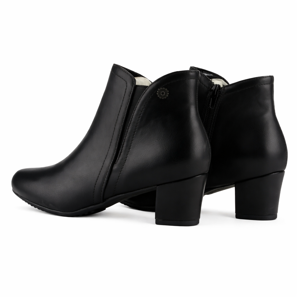 Zapato Negro Mujer Casual Chalada Flexib