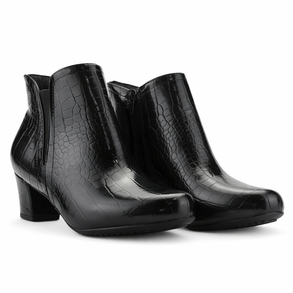 Zapato Negro Mujer Casual Chalada Flexib