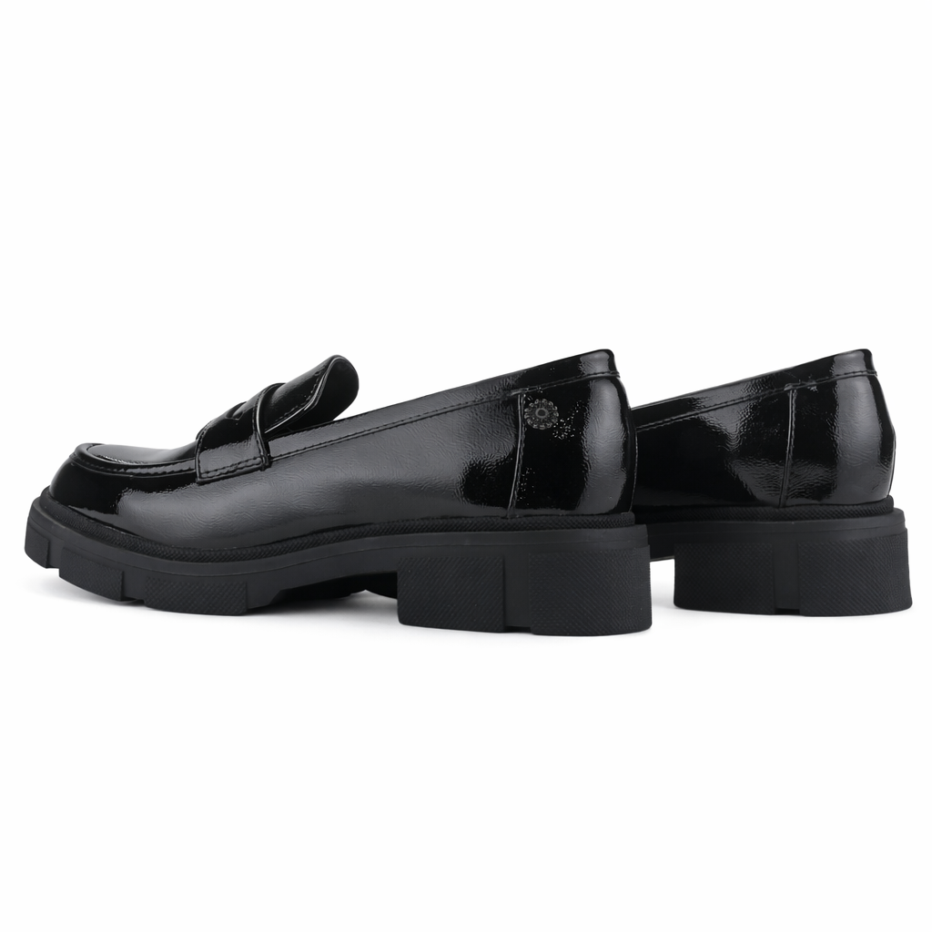 Mocasin Negro Mujer Casual Chalada Parma
