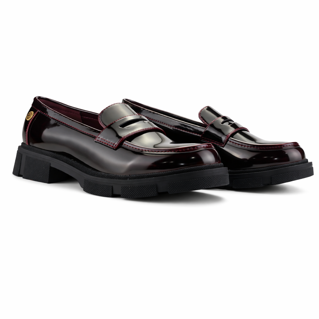 Mocasin Burdeo Mujer Casual Chalada Parma