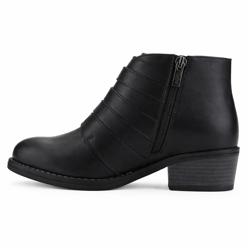 Botin Negro Mujer Casual Chalada Faca