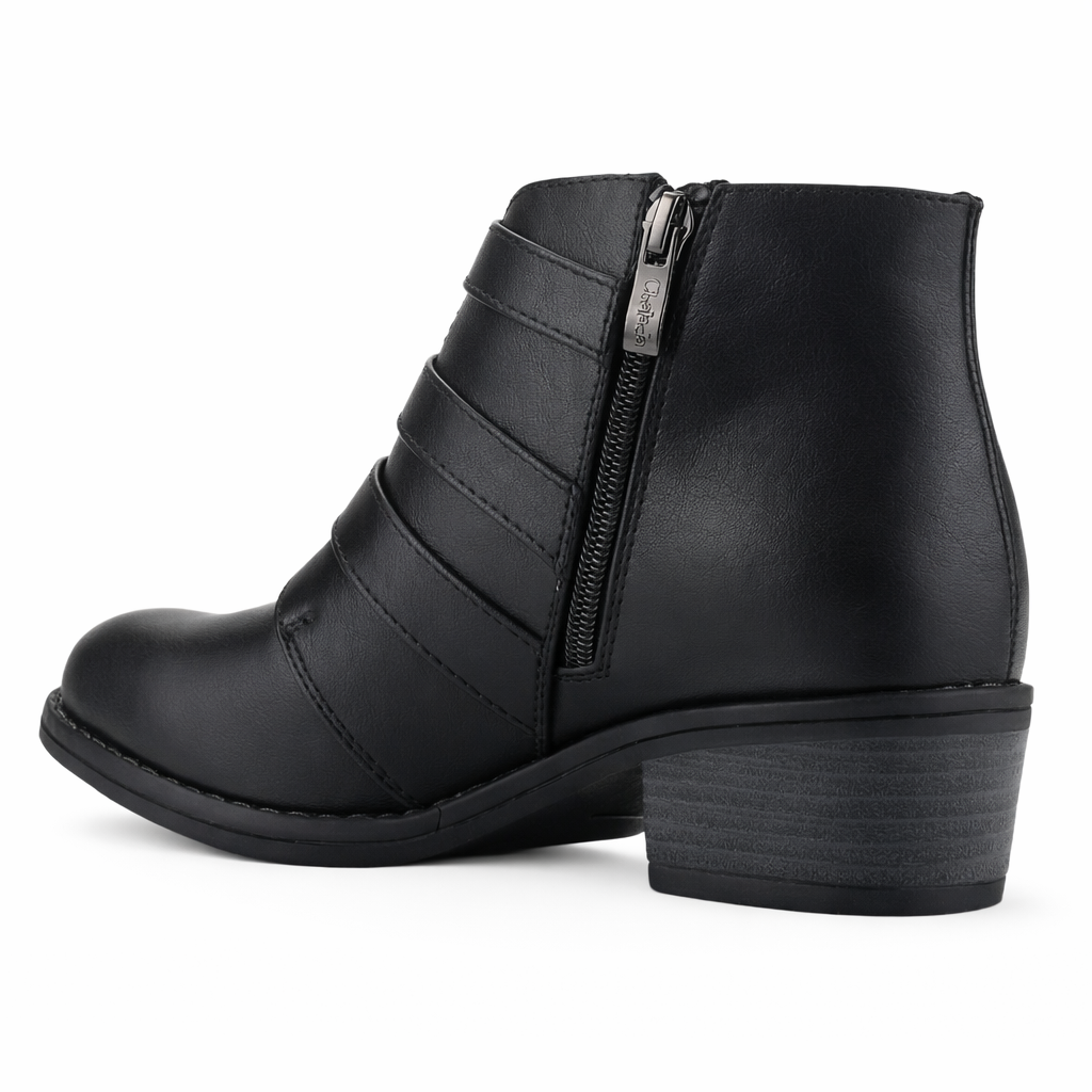Botin Negro Mujer Casual Chalada Faca