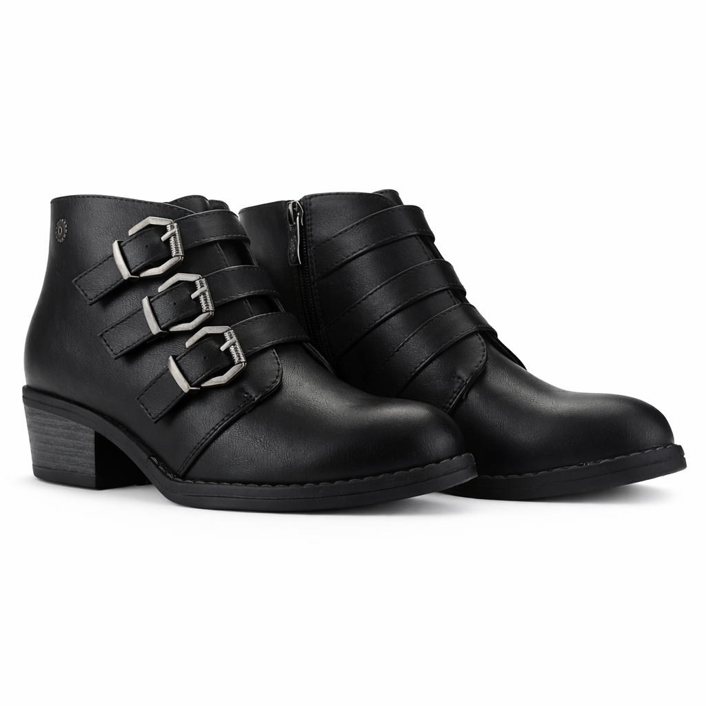 Botin Negro Mujer Casual Chalada Faca